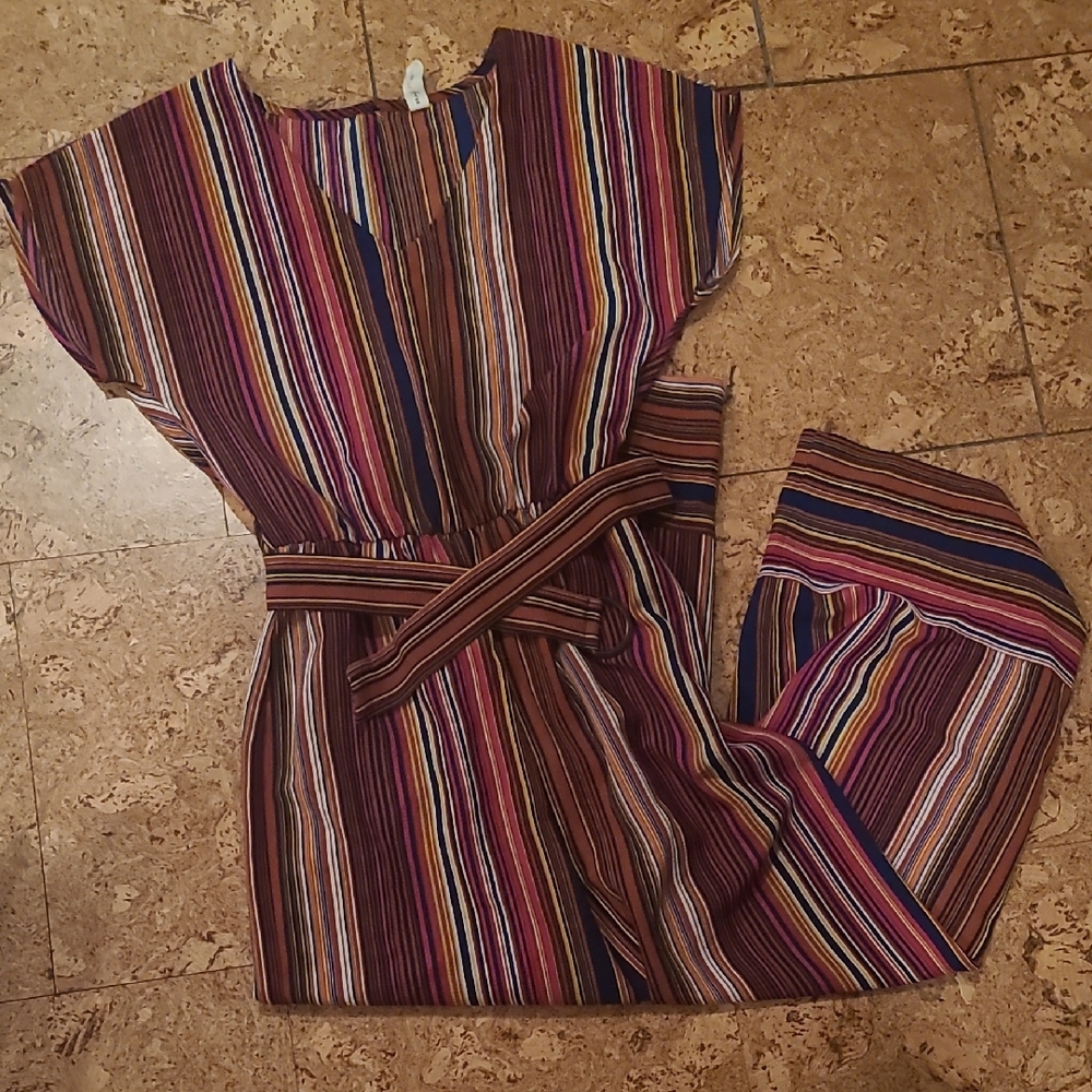 Striped Multicolor Jumpsuit